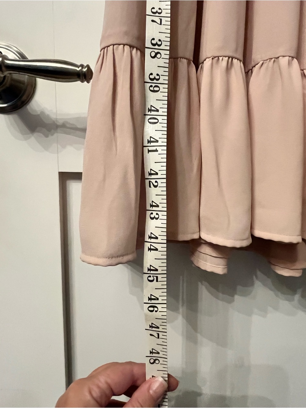 Ann Taylor Size 10 Blush Pink Dress - Picture 3 of 9